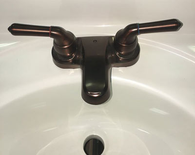 bathroom vanity top and bathroom faucet